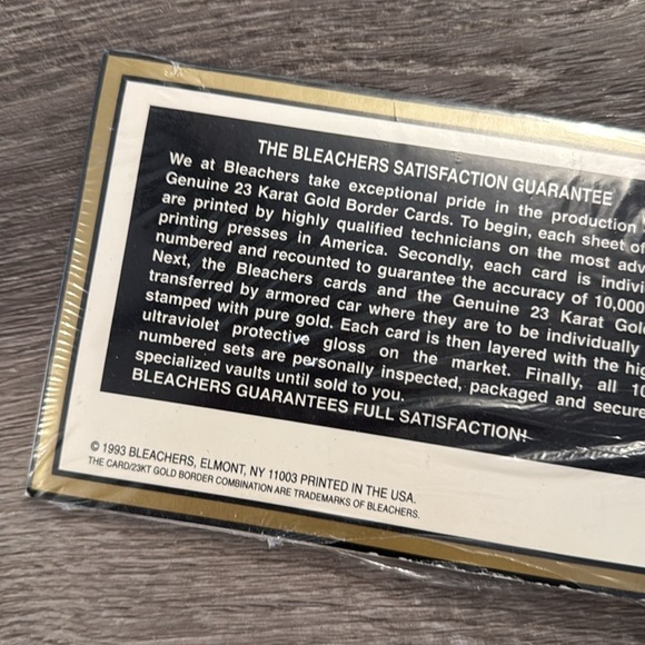 Bleachers Gold Baseball Cards Set - Picture 5 of 5